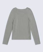 Womens Cotton Textured Jumper - Light Khaki