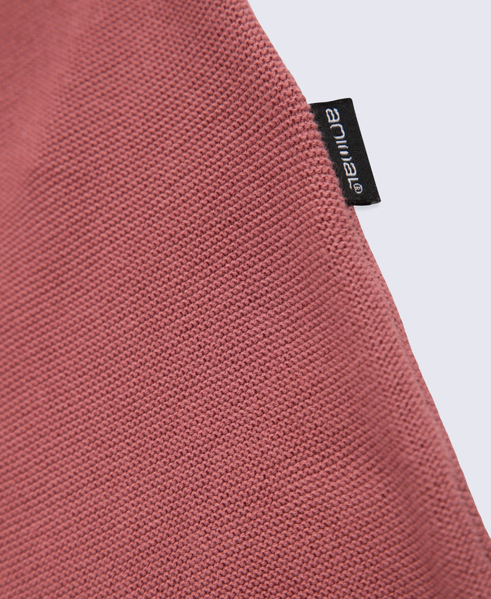 Womens Cotton Textured Jumper - Pink