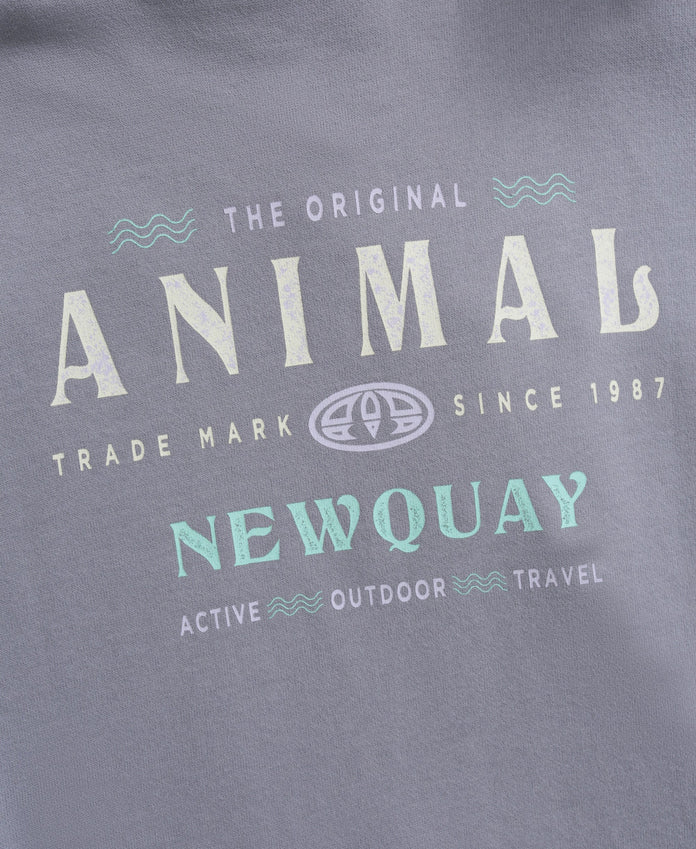 Maya Womens Newquay Hoodie - Blue