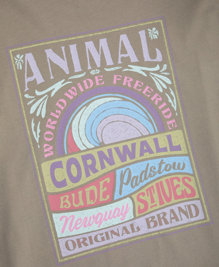 Leena Womens Cornwall T-Shirt - Khaki
