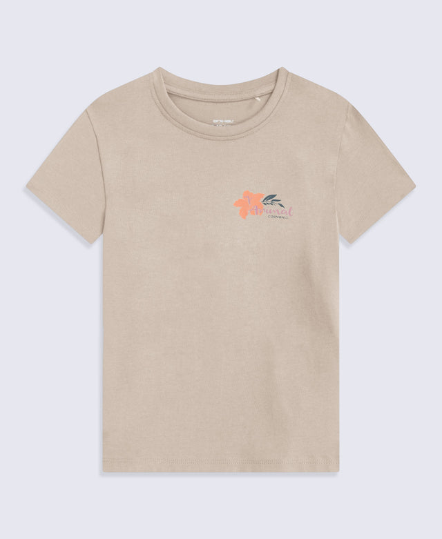 Leena Womens Cornwall T-Shirt - Light Beige