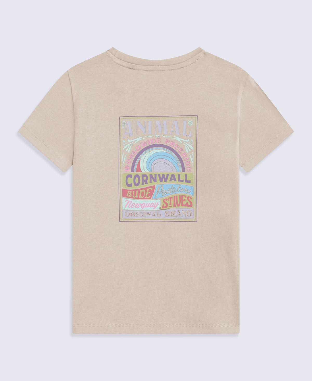 Leena Womens Cornwall T-Shirt - Light Beige