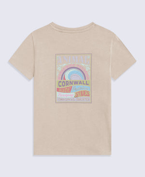 Leena Womens Cornwall T-Shirt - Light Beige