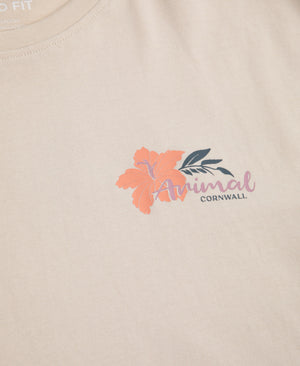 Leena Womens Cornwall T-Shirt - Light Beige
