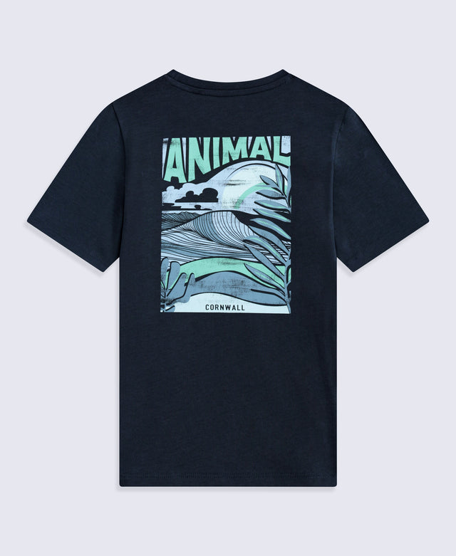 Jacob Mens Cornwall T-Shirt - Navy