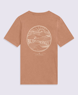 Jacob Mens Cornwall T-Shirt - Rust