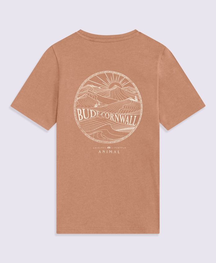 Jacob Mens Cornwall T-Shirt - Rust
