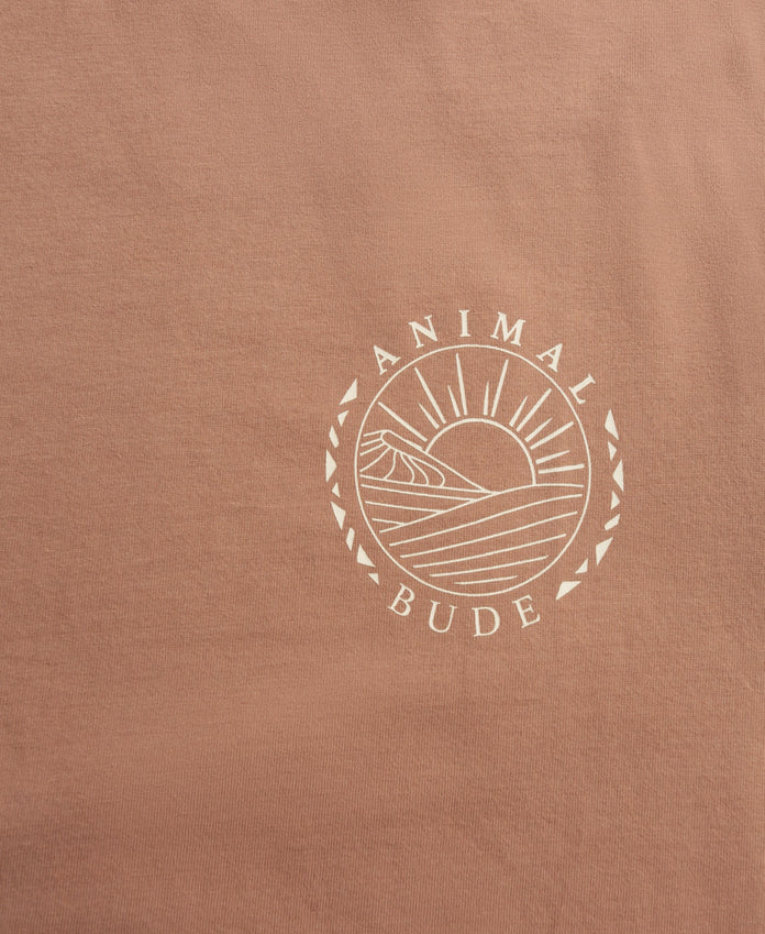 Jacob Mens Cornwall T-Shirt - Rust