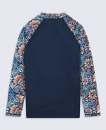 Lillie Girls Rash Vest - Navy
