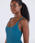 Madelyn Womens Tie Side Swimsuit - Teal