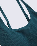 Madelyn Womens Tie Side Swimsuit - Teal