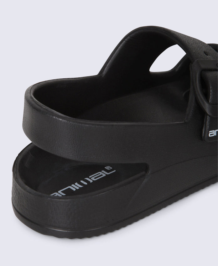 Animal Shore Kids Slider - Black