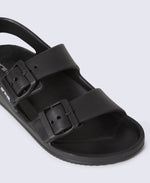 Animal Shore Kids Slider - Black