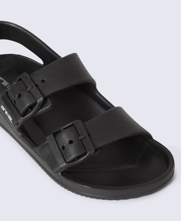 Animal Shore Kids Slider - Black