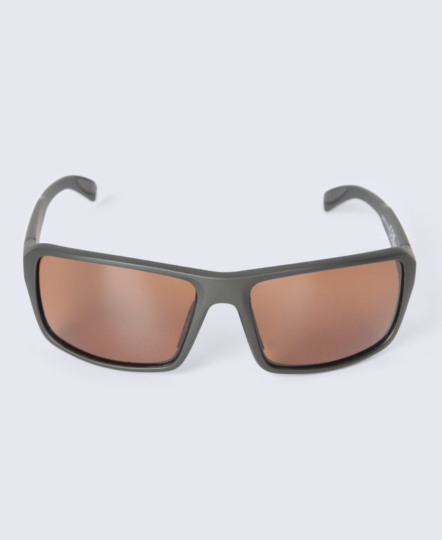 Leo Mens Polarized Sporty Sunglasses - Green