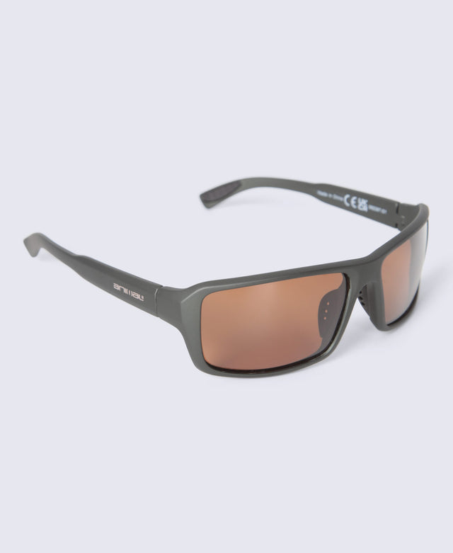 Leo Mens Polarized Sporty Sunglasses - Green