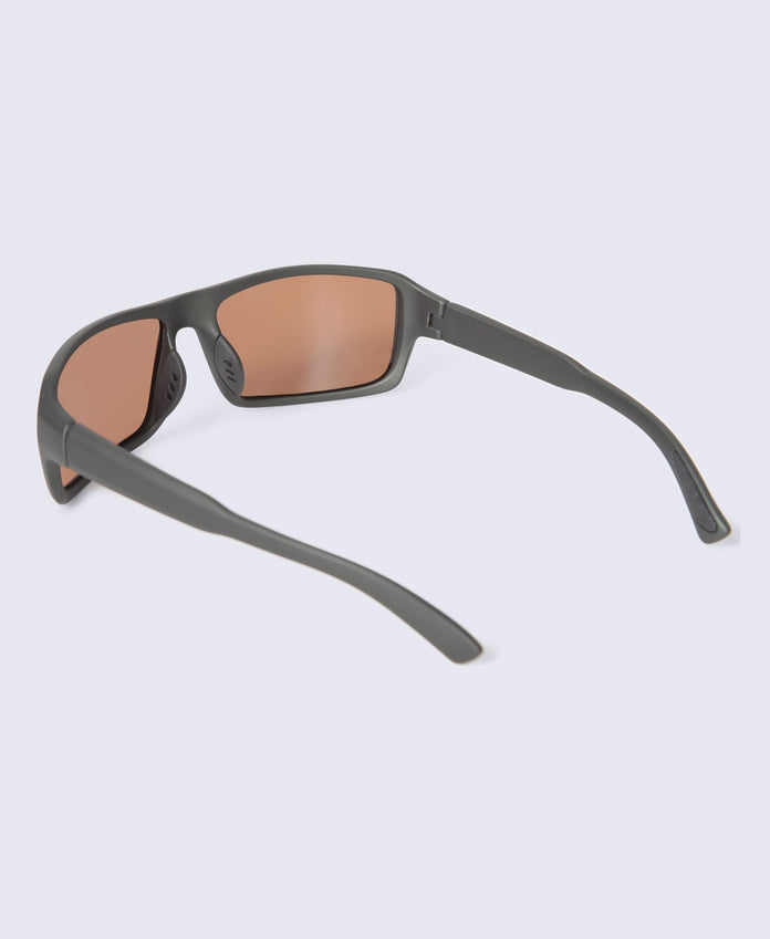 Leo Mens Polarized Sporty Sunglasses - Green