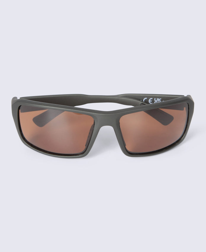 Leo Mens Polarized Sporty Sunglasses - Green