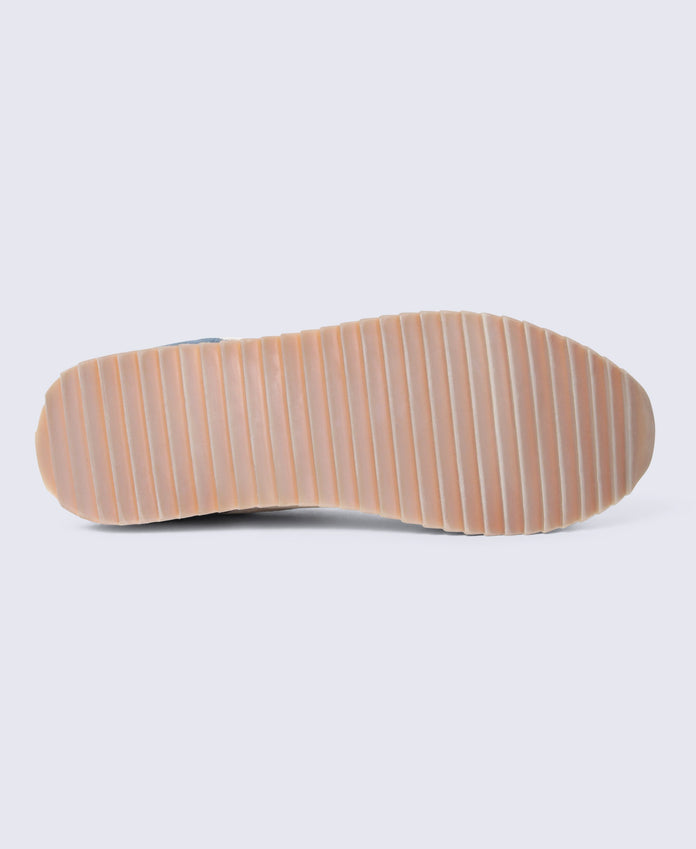Sutton Womens Casual Leather Trainers - Beige