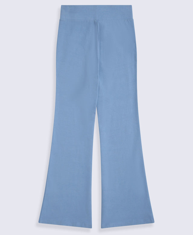 Flared Girls Leggings - Blue