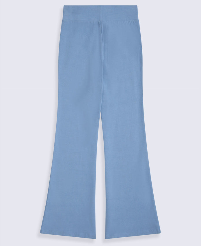 Flared Girls Leggings - Blue