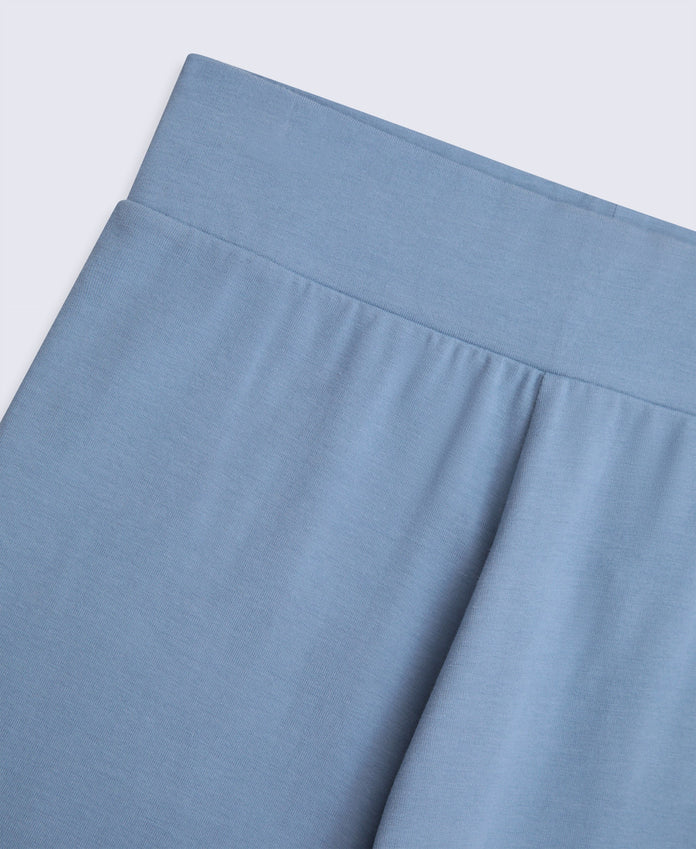 Flared Girls Leggings - Blue