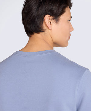 Texture Mens Pocket T-Shirt - Blue