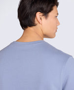 Texture Mens Pocket T-Shirt - Blue