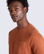 Texture Mens Pocket T-Shirt - Rust