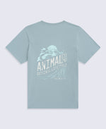 Falmouth Mens Printed T-Shirt - Blue