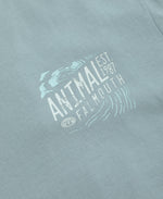 Falmouth Mens Printed T-Shirt - Blue