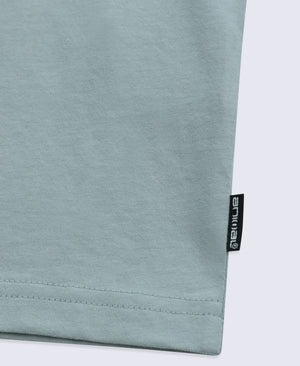 Falmouth Mens Printed T-Shirt - Blue