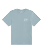 Falmouth Mens Printed T-Shirt - Blue