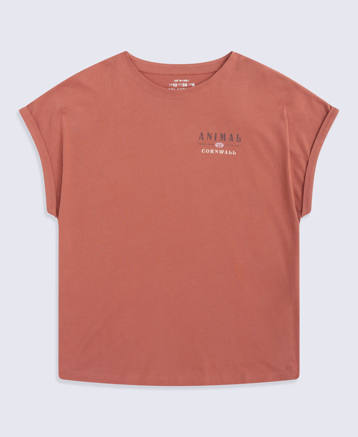 Holly Womens Cornwall Tee - Rust