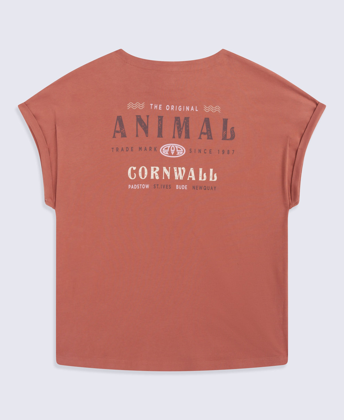 Holly Womens Cornwall Tee - Rust