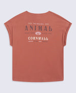 Animal Holly Womens Cornwall Tee - Rust