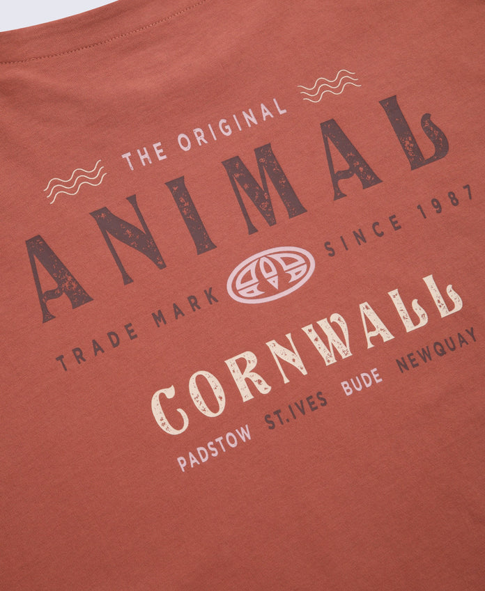 Animal Holly Womens Cornwall Tee - Rust