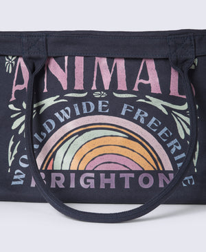 Brighton Cotton Tote Bag - Beige