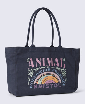 Bristol Cotton Tote Bag - Beige