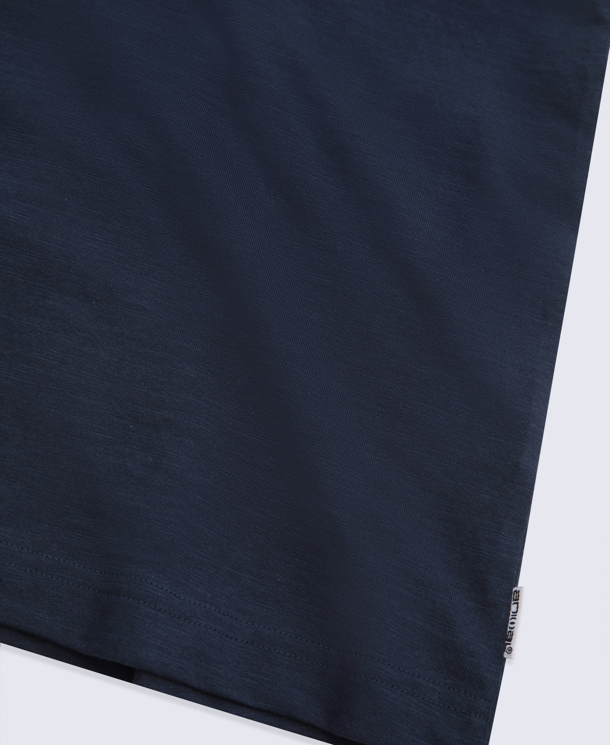 Emilia Womens Cotton V Neck T-Shirt - Navy