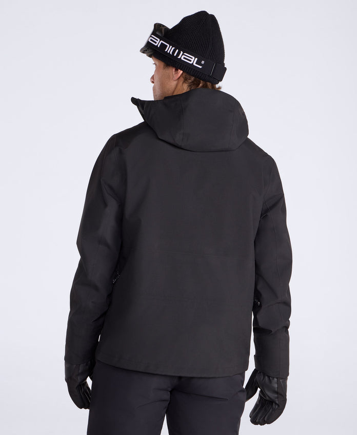 Tundra Mens Extreme Shell Waterproof Ski Jacket - Black