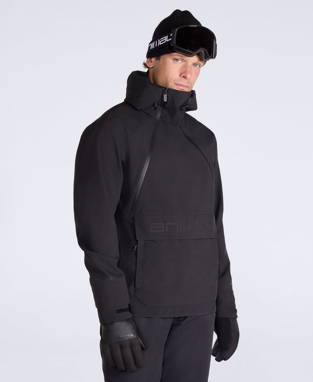 Tundra Mens Extreme Shell Waterproof Ski Jacket - Black