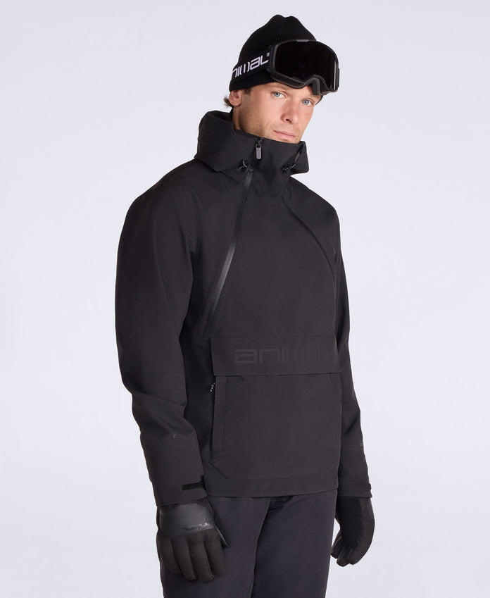 Tundra Mens Extreme Shell Waterproof Ski Jacket - Black
