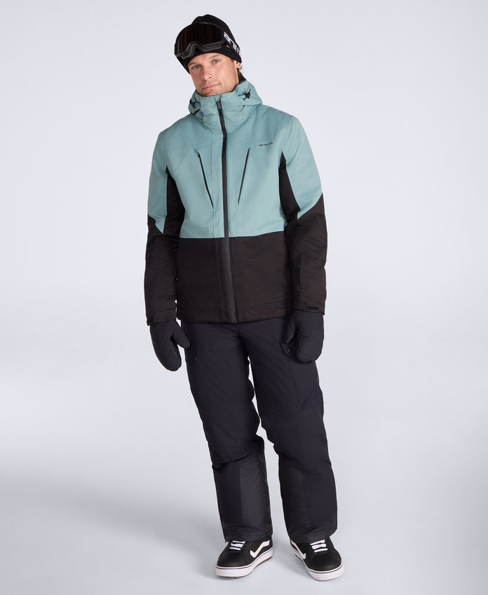 Interstellar Mens Waterproof Ski Jacket - Light Teal