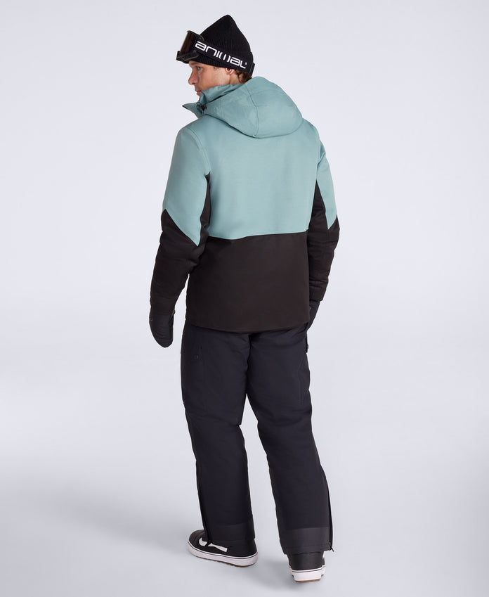 Interstellar Mens Waterproof Ski Jacket - Light Teal
