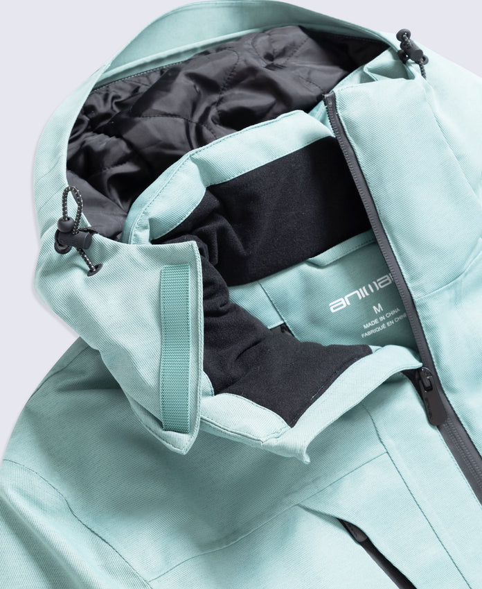 Interstellar Mens Waterproof Ski Jacket - Light Teal