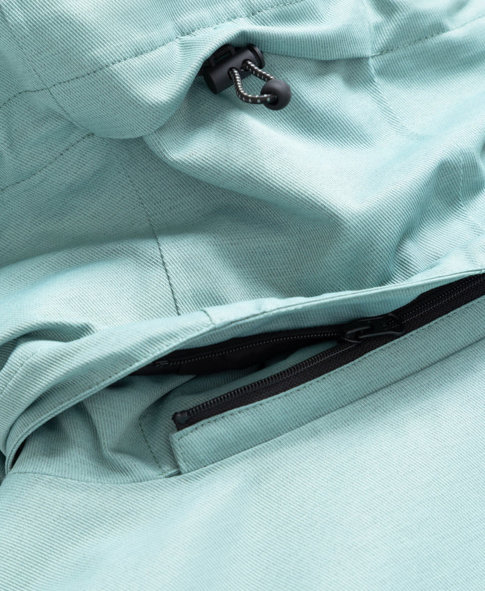 Interstellar Mens Waterproof Ski Jacket - Light Teal