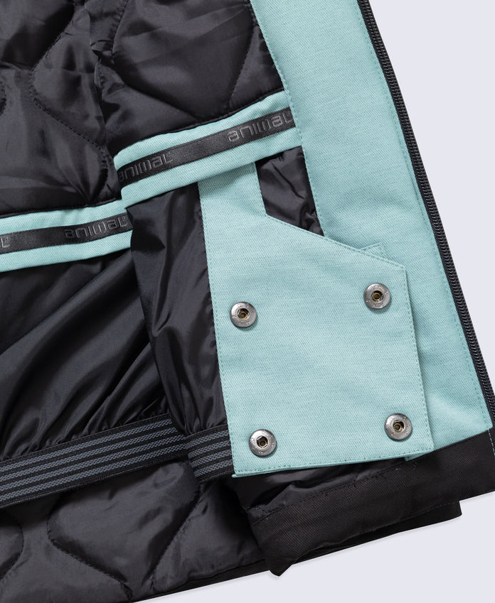 Interstellar Mens Waterproof Ski Jacket - Light Teal
