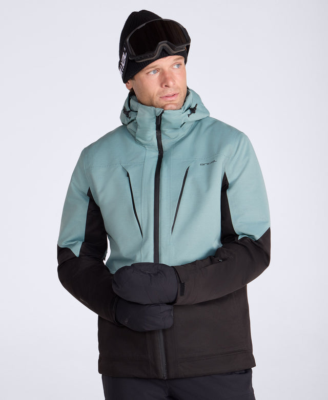Interstellar Mens Waterproof Ski Jacket - Light Teal
