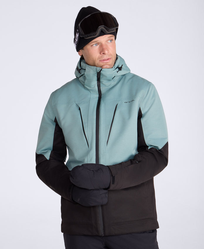 Interstellar Mens Waterproof Ski Jacket - Light Teal